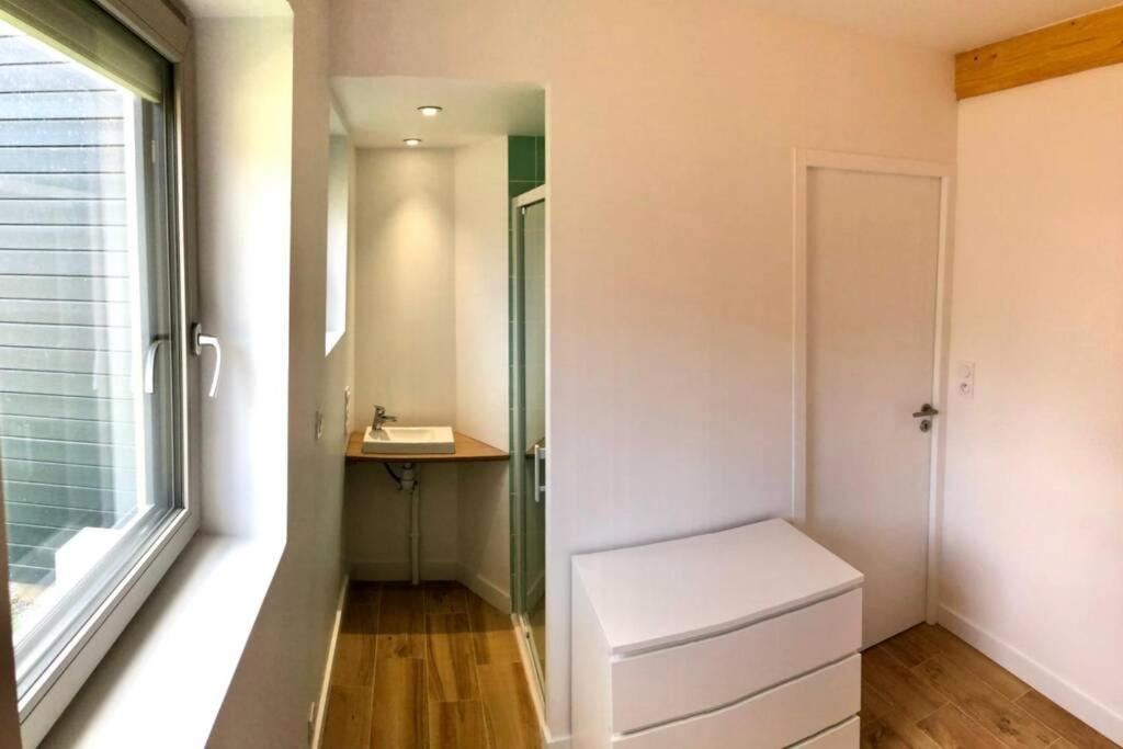 Nouveau La Cabine Du Bout Du Monde Ile Vierge Votre Residence Bretonne De Haut Standing Pl05 Crozon Exterior foto